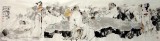 【已售】写意人物画《八仙聚会图》