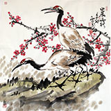 西蜀山人四尺斗方《晨露》