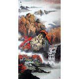 【已售】河南美协郑旺三六尺精品《秋韵》