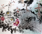 【已售】王宝钦六尺风水画《高瞻图》（询价）