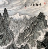 【已售】名家蒲家瑞精品四尺山水《终南春山》
