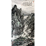名家蒲家瑞四尺国画山水画《终南山》