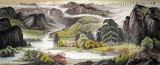 【已售】丈二巨幅国画《万水千山总是情》