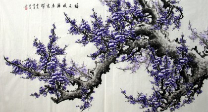 【已售】国画梅花《报春图》
