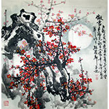 四尺斗方梅花《傲雪》