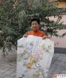 【已售】凌雪四尺斗方风水花鸟《謦香长寿》