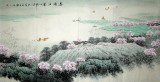 【已售】四尺山水国画《春满江南》