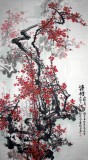 【已售】六尺国画梅花《清韵》