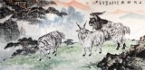 【已售】湖北美协庾超然四尺《三阳开泰》