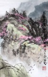 【已售】吉林美协邹本财三尺《春风送暖》