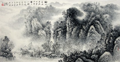 【已售】龙高建精品四尺水墨山水