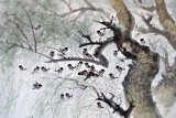 【已售】原朝鲜美术中央主席崔成龙《春》