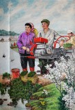 【已售】功勋艺术家金在赫《田边军民情》