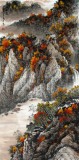 【已售】龙高建四尺精品山水《溪山秋爽图》