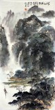 【已售】杨春精品四尺山水画《清江渔歌》
