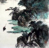 【已售】杨春精品四尺山水画《春韵》