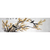 西蜀山人小八尺梅花《迎春图》