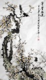 【已售】王宝钦精品四尺梅花图《清香溢远》(询价)