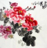 【已售】四尺斗方精品牡丹图《露华浓》