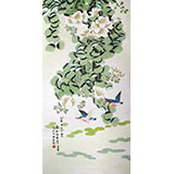 凌雪四尺工笔国画《夏日芬芳》