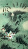 【已售】凌雪三尺花鸟画《荷香万里》