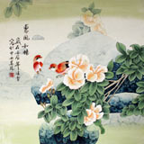 凌雪四尺斗方画《惠风和畅》
