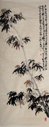 【已售】名家李明成大四尺精品《墨竹图》