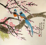 【已售】凌雪四尺斗方工笔花鸟《锦绣前程》