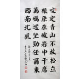 窦宝星四尺书法《咏竹》