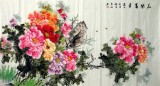 【已售】六尺国画牡丹《花开富贵》