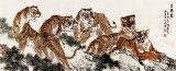 【已售】庾超然精品五虎图