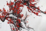 【已售】朝鲜一级画家李明哲《春》