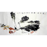 山农三尺果蔬画《农家清影图》