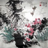 【已售】四尺斗方写意花鸟画-3