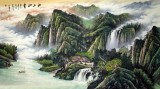 【已售】六尺精品山水国画《江山如画》