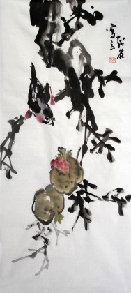 【已售】湖北美协庾超然小尺寸荔枝图