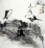 【已售】黄云鸿三尺斗方卧室挂画《山野情趣图》