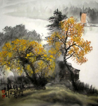 写意山水小品画- 写意山水画- 99字画网