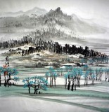 【已售】黄云鸿精品三尺斗方山水画2