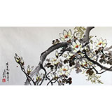 朝鲜一级画家吴庆哲《木兰花的芳香》
