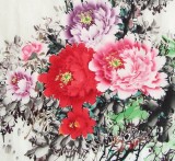 【已售】写意牡丹画《富贵祥和》