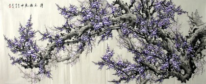 【已售】小八尺国画梅花《清气满乾坤》