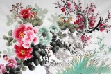 【已售】国家一级美术师王宝钦四尺《满堂春色》(询价)