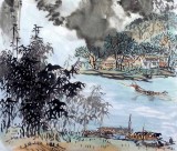 【已售】杨春三尺精品山水《春韵》