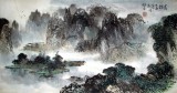 【已售】杨春三尺山水作品《春韵》