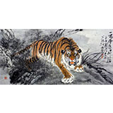 韦学兵四尺精品写意虎