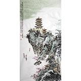 庾超然黄鹤楼作品系列之《江城五月落梅花》