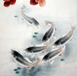 【已售】河南美协董书林四尺国画《六如赏秋图》