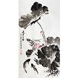 国家一级美术师王宝钦三尺《连年有余》(议价)