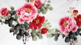 QA王宝钦三尺牡丹图《花开富贵》(询价)